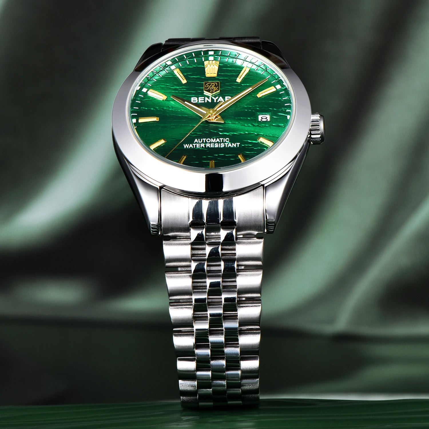 Montre Homme Luxe BENYAR Mécanique Automatique Acier – Étanche Sport Top Brand