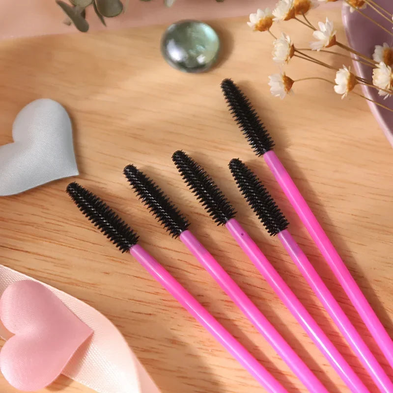 Brosses Silicone Cils Jetables – Lot 50 Pcs | Applicateur Mascara & Extension
