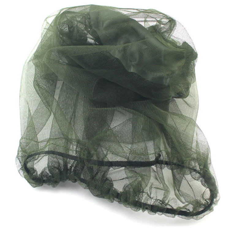 Mückenschutznetz für Kopf & Gesicht – Atmungsaktive Netzmütze | Angeln, Wandern, Reisen & Outdoor