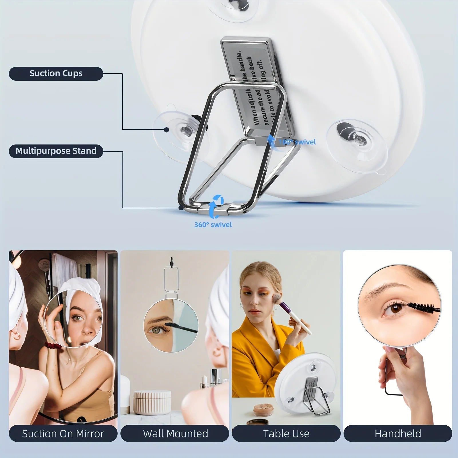 Miroir Grossissant Portable Maquillage 10x/20x/30x – Précision Professionnelle | Maison & Voyage | Outil Beauté