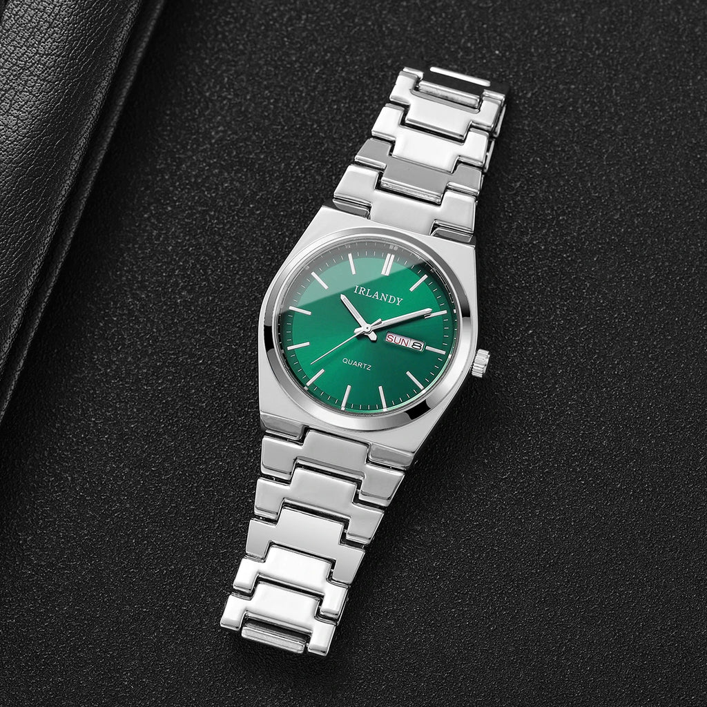 Montre Homme Luxe Business Quartz Calendrier – Élégante Fashion Casual