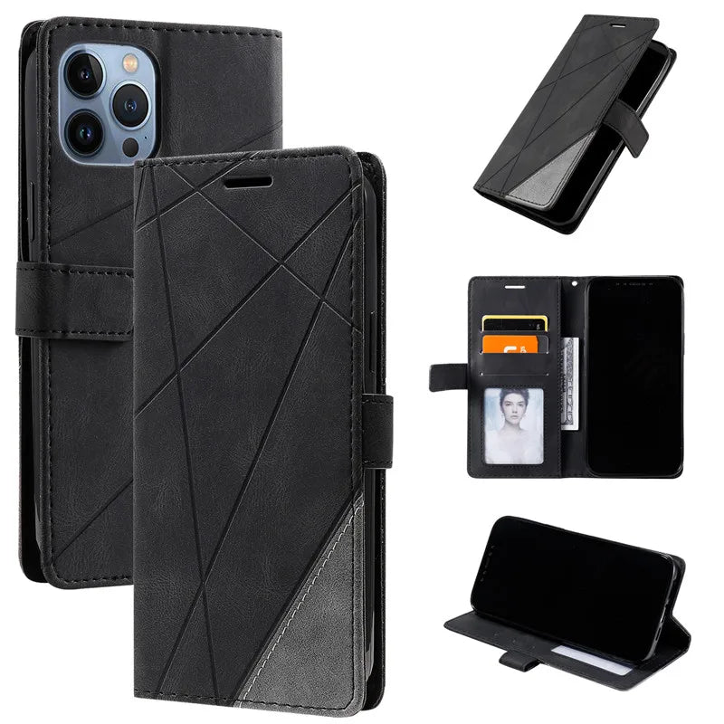 Coque Portefeuille Motorola MOTO G34 G24 G04 G14 G54 G84 5G – Étui Cuir Magnétique Rabat Protection