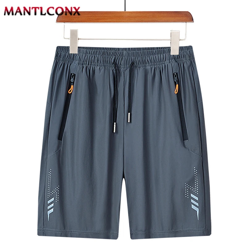 Short Homme Plage Sport Séchage Rapide Uni – Jogging Running Poches Zip Léger Loose Été | Mode Homme Outdoor Natation