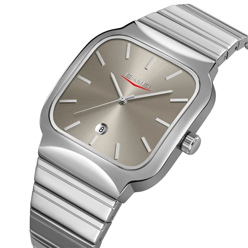 Montre Unisexe SKMEI Luxe Quartz Bracelet Acier – Analogique Date Étanche Fashion