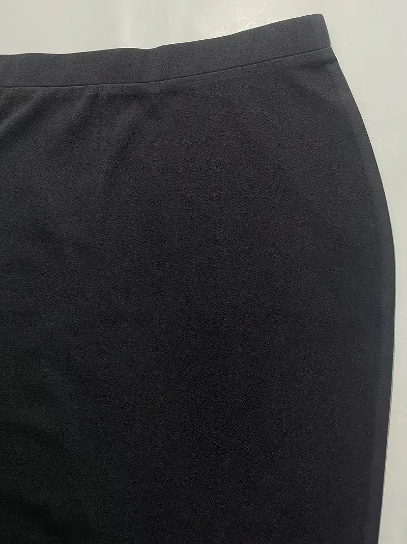 Jupe Femme Grande Taille Slim Unie Taille Haute Fendue Casual – Jupe Élégante Confortable Été Curvy | Mode Inclusive 2026