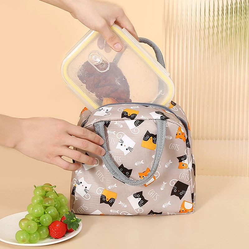 Lunch Bag Isotherme Cartoon – Sac Repas Thermique Pique-Nique Conservation Glacière Enfant