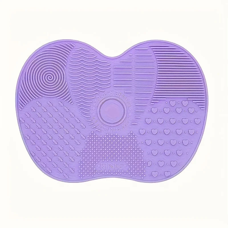 Pad Nettoyage Pinceaux Maquillage Silicone – Forme Pomme | Ventouses & Sans Forméhyde
