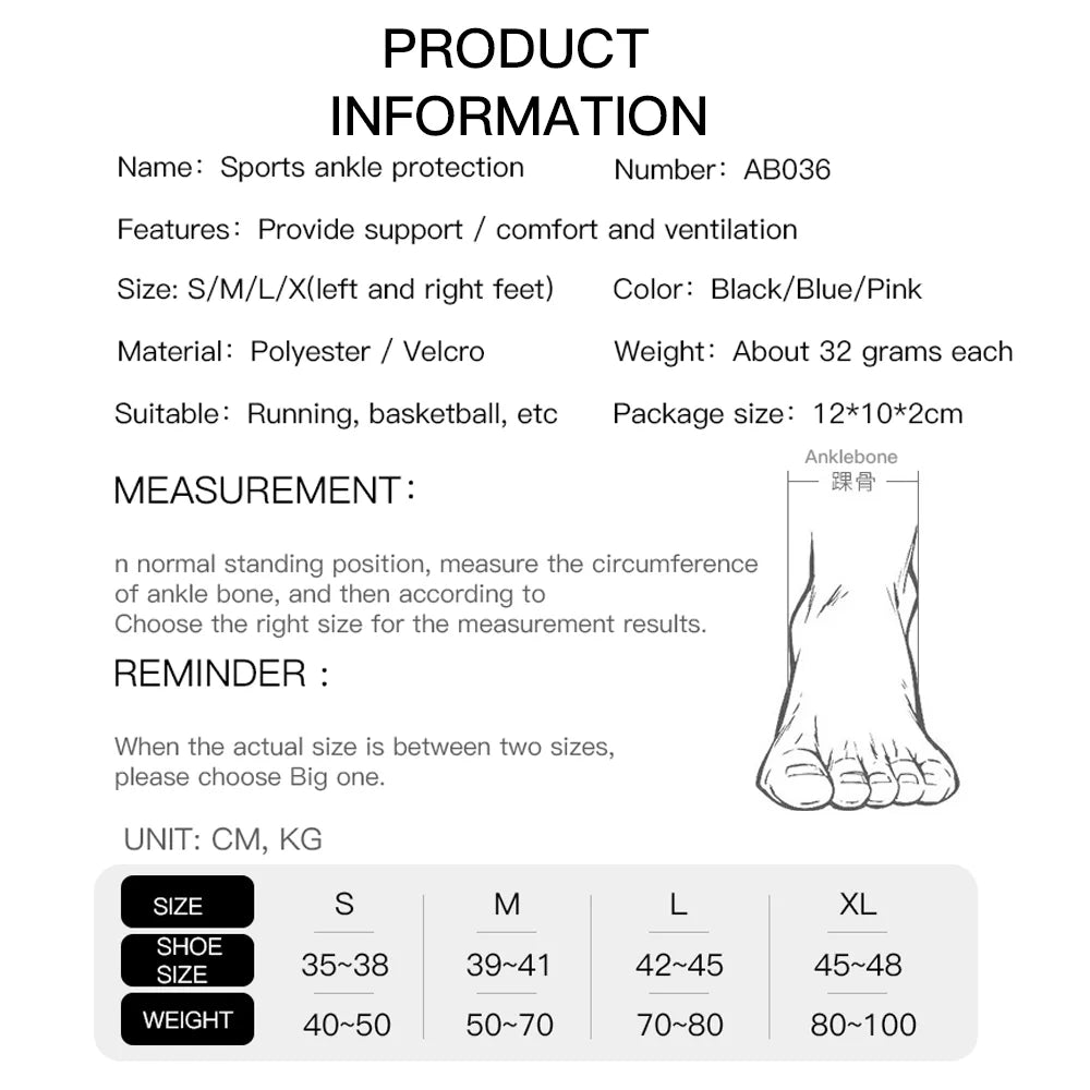 Chevillieres de Sport Réglables – Lot de 2 | Maintien & Protection Cheville | Élastique Respirant Anti-Entorse | Fitness & Running