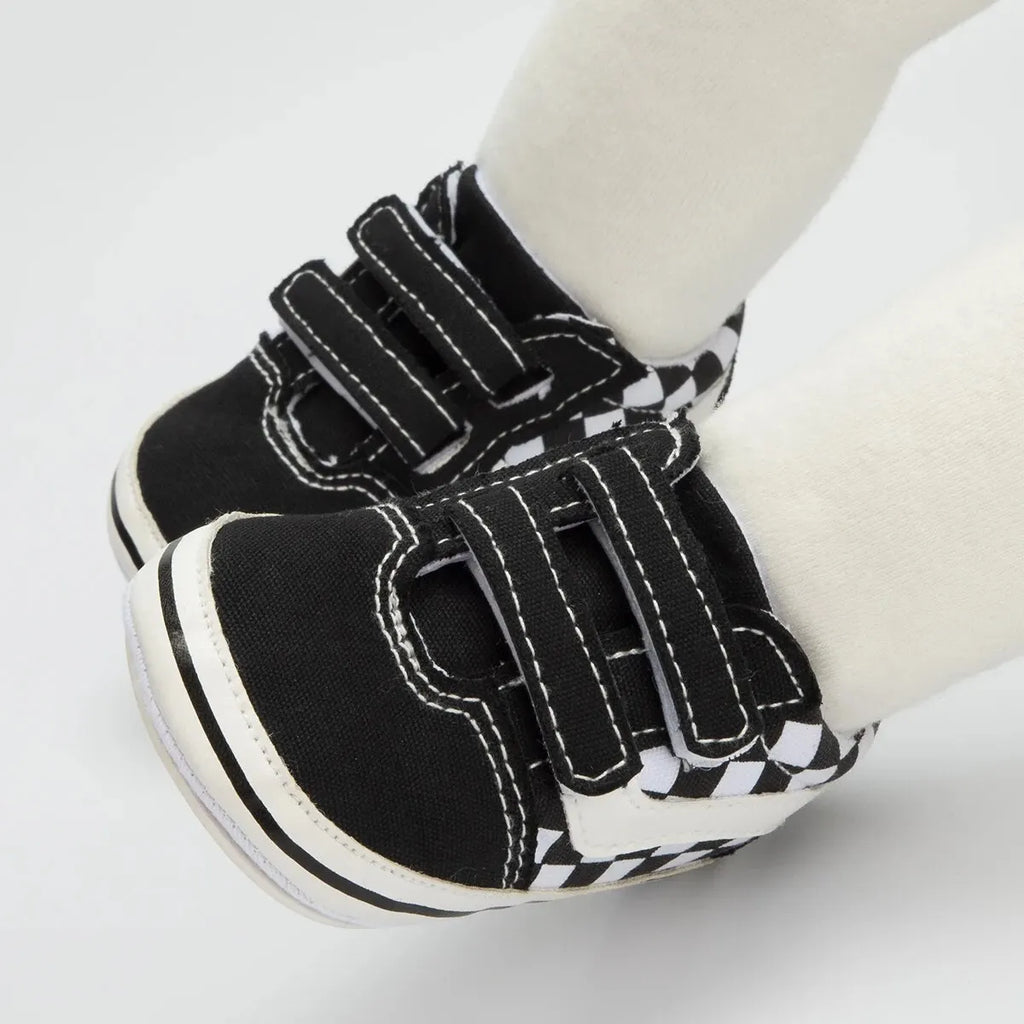 Chaussures Bébé Toile Unisexe Semelle Antidérapante – Sneakers Premiers Pas Garçon Fille Casual