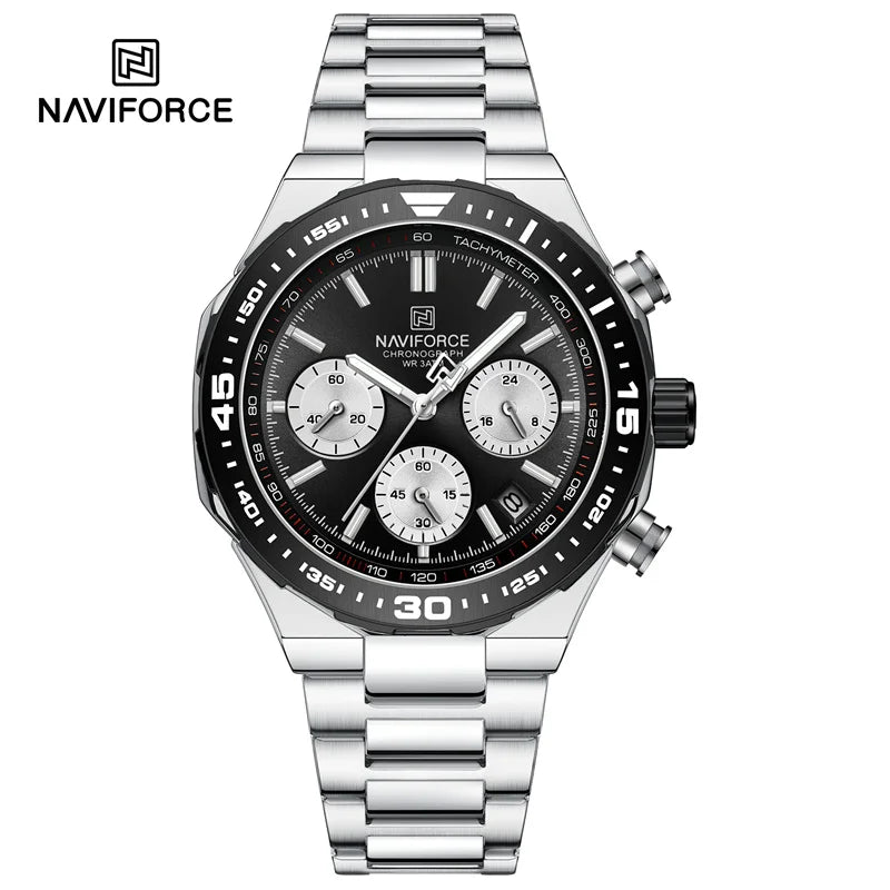 Montre Homme Naviforce Business Classique Quartz – Acier Inoxydable Étanche Fashion 2024