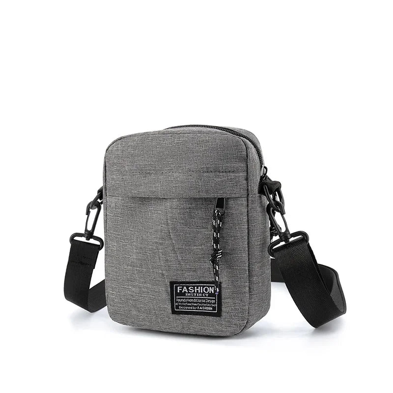Petit Sac Carré Oxford Unisexe – Sacoche Bandoulière Crossbody Casual Homme Femme