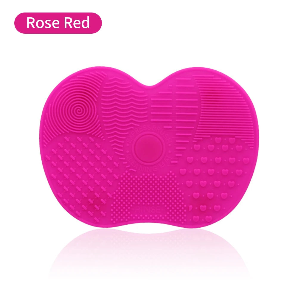 Tapis Nettoyant Pinceaux Maquillage Silicone – Outil Nettoyage Professionnel Fard & Fond de Teint | Mat Cosmétique