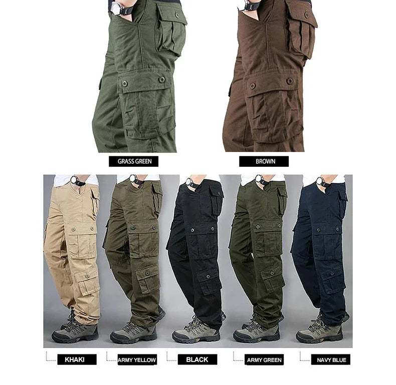 Pantalon Cargo Tactique Homme Coton Camouflage Grande Taille Outdoor Travail Randonnée Résistant Multipoches Confortable Durable – Cargo Tactique Premium Outdoor | Mode Homme Outdoor Tactique Premium