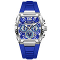 Montre Homme LIGE Sport Quartz Silicone Squelette Lumineux Calendrier – Étanche Outdoor Fashion