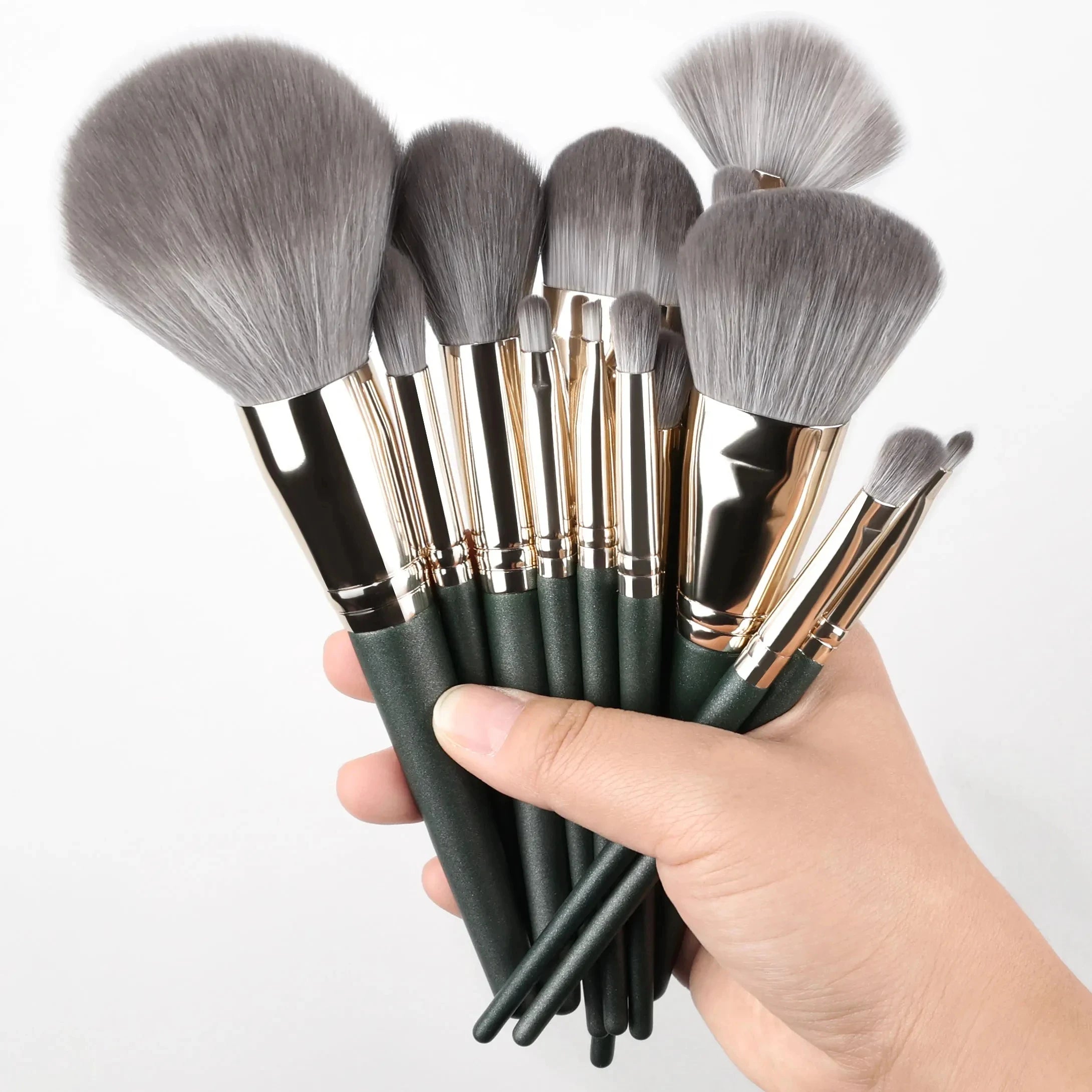Set de Pinceaux Maquillage Ultra-Doux – Fard à Paupières, Fond de Teint, Poudre & Blush | Femme