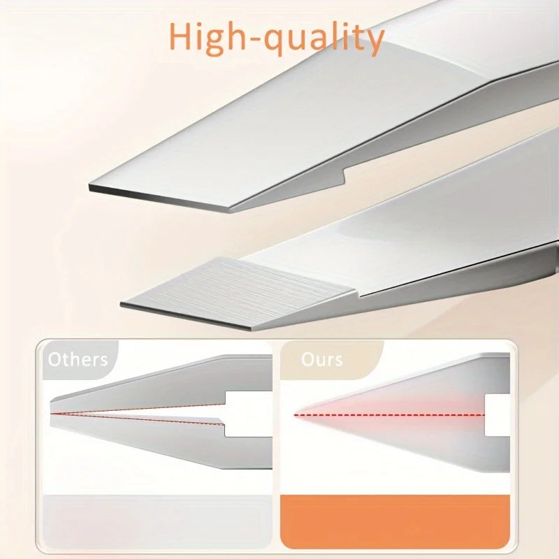 Set Pinces à Sourcils Professionnelles en Inox – 1 à 4 Pcs | Poils Incarnés, Sourcils & Soins Visage