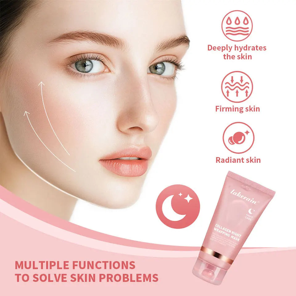 Kollagen Peel-Off-Maske - Tiefenhydratation & Festigkeit Nachtpflege
