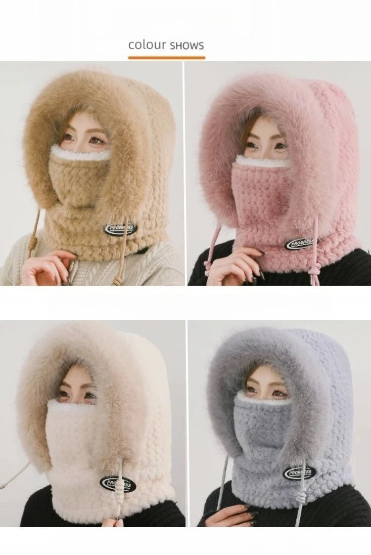 Bonnet Russe Polaire avec Cagoule – Protection Thermique Coupe-Vent | Ski, Vélo & Grand Froid