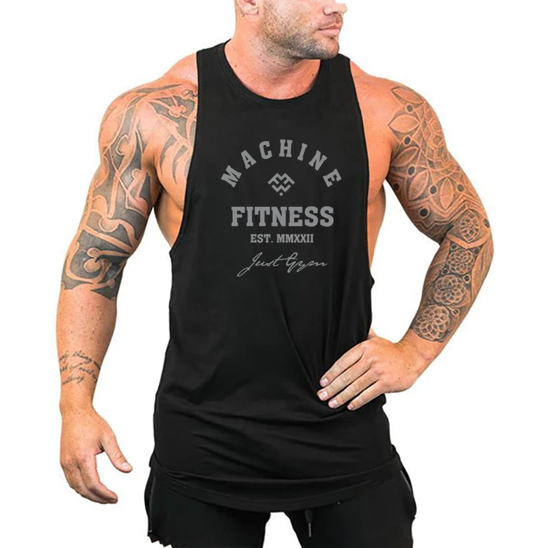 Débardeur Homme Gym Musculation Coton – Sans Manches Fitness Bodybuilding Stringer Jogging | Mode Homme Sport Premium