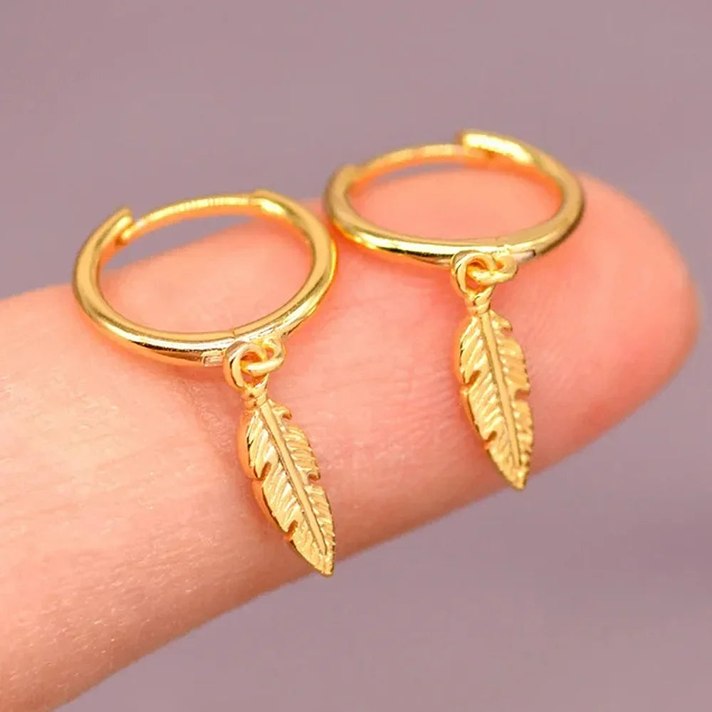 Créoles Luxe Pavées Zircon Couleur Or — Boucles d'Oreilles Femme Élégantes