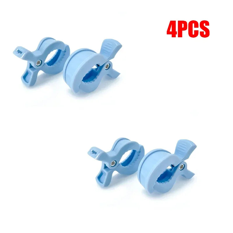 Kinderwagen Clips Zange – 2er/4er Set Multifunktionshaken Autositz Kinderwagen