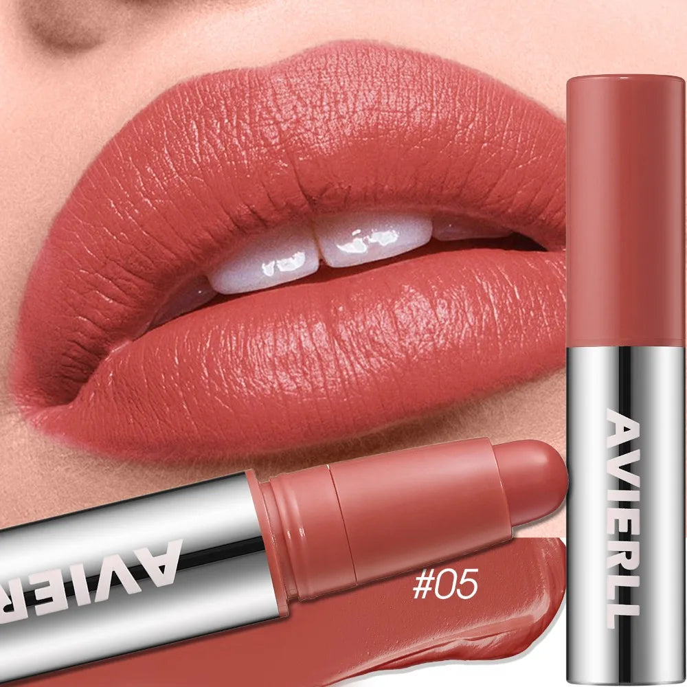 Rouge à Lèvres Mat Hydratant – Stylo Rotatif Facile à Appliquer | Waterproof Longue Tenue