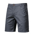 Short Homme 100% Coton Couleur Unie Ceinture Élastique Casual Business Social Plage Été Haute Qualité 10 Coloris Disponibles – Short Premium Multifonction | Mode Homme Été Premium