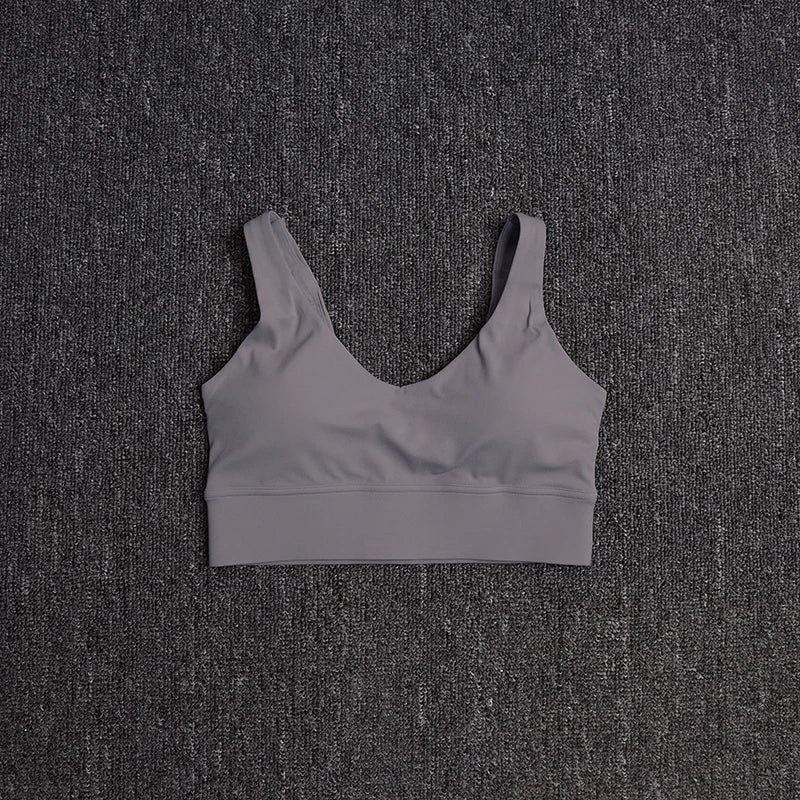 Brassière Sport Femme Dos Nu Sexy – Anti-Choc, Sans Manches | Yoga, Running & Gym | Top Fitness Gainant & Respirant