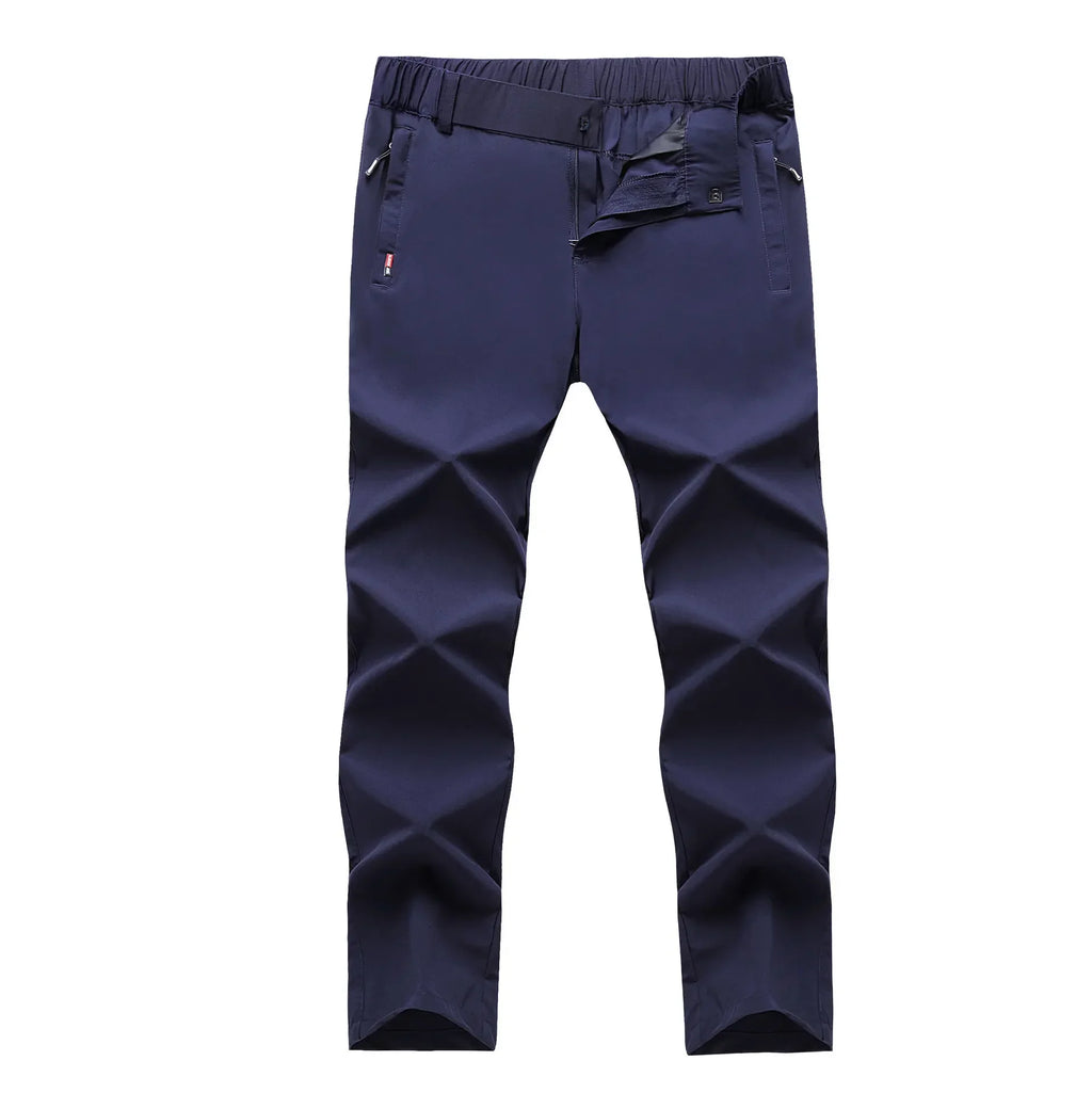 Pantalon Homme Grande Taille Soie de Glace Stretch Respirant Jambe Droite Séchage Rapide Élastique Été Confortable Léger Noir Jusqu'à 6XL – Pantalon Premium Grande Taille Soie de Glace Stretch Été | Mode Homme Grande Taille Premium