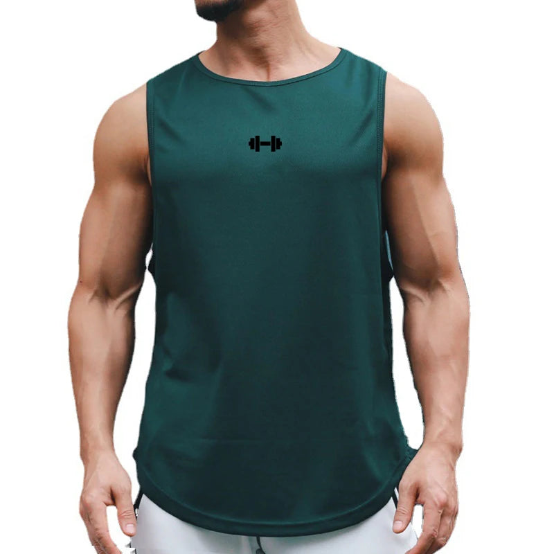 Débardeur Homme Gym Fitness Séchage Rapide – Loose Bodybuilding Sans Manches Basketball Été | Mode Homme Sport Premium