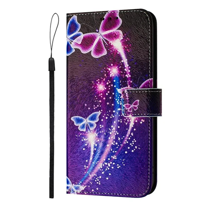 Coque Portefeuille OPPO A5 Pro 5G – Flip Case Cartoon Peint Fantaisie CPH2695
