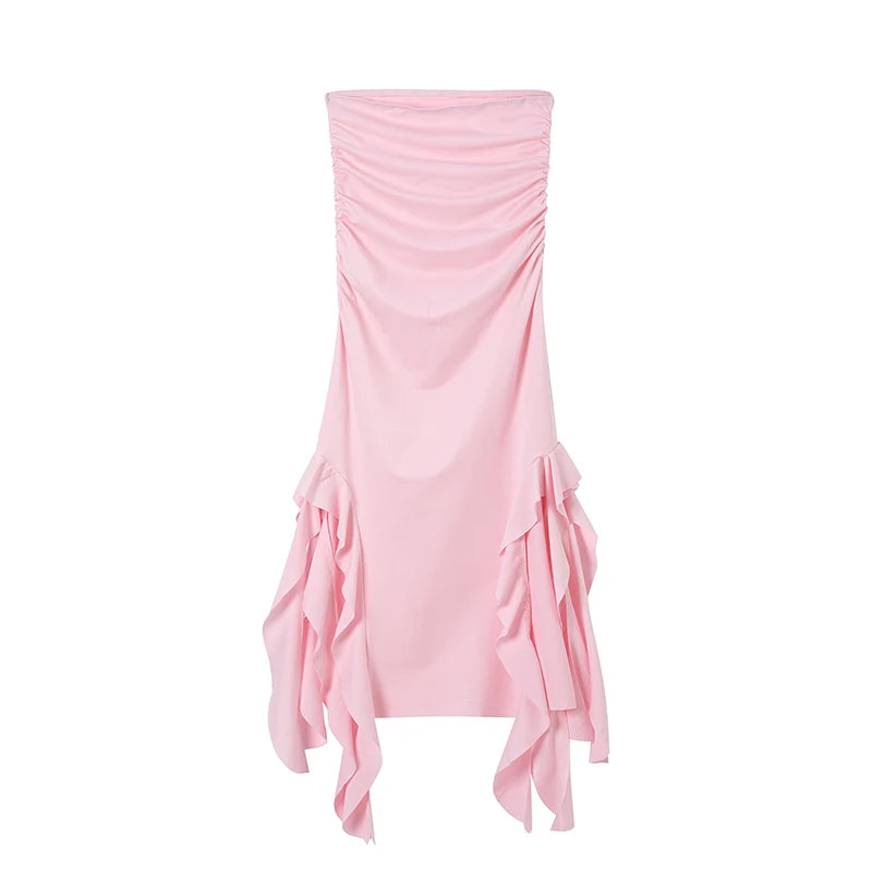 Robe Une Épaule Asymétrique Slim Fit - Moulante Tendance Printemps Été Style Européen & Américain
