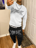 Ensemble Sweatshirt + Sweatpants Imprimé Homme Automne – 2 Pièces Loose Casual Daily
