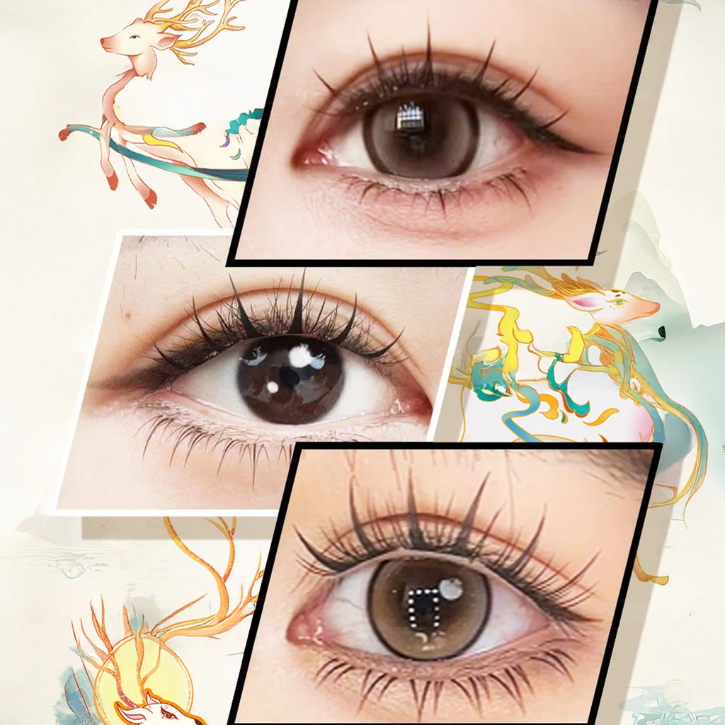Faux Cils Cosplay Sans Colle – Clusters Effet Lifting | DIY Maquillage Naturel