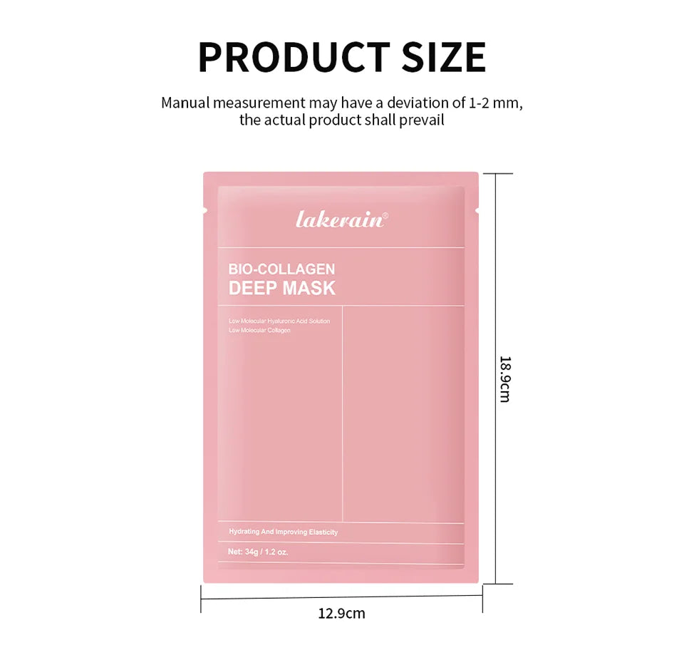 Masque Visage Bio-Collagène Nuit – Hydratation Profonde, Rétrécissement des Pores & Éclat | Soin Overnight Repulpant