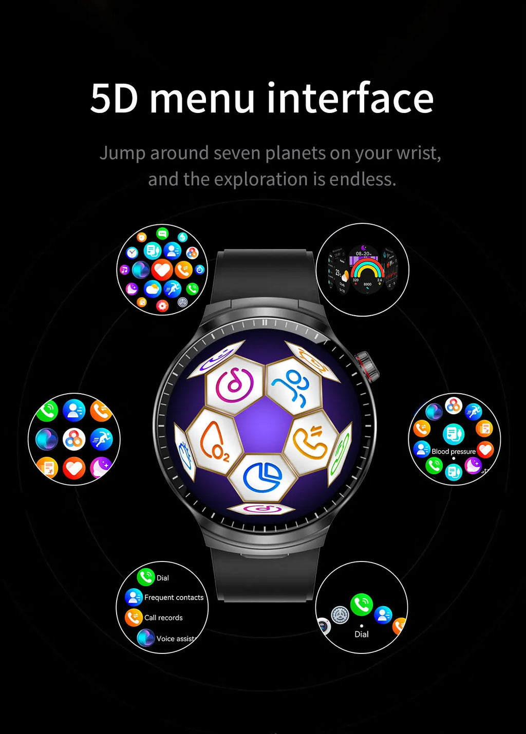 Smartwatch 2-en-1 + Écouteurs TWS Bluetooth – Écran HD 1.85" IP67 Étanche | 100+ Sports | Appels & Suivi Fitness