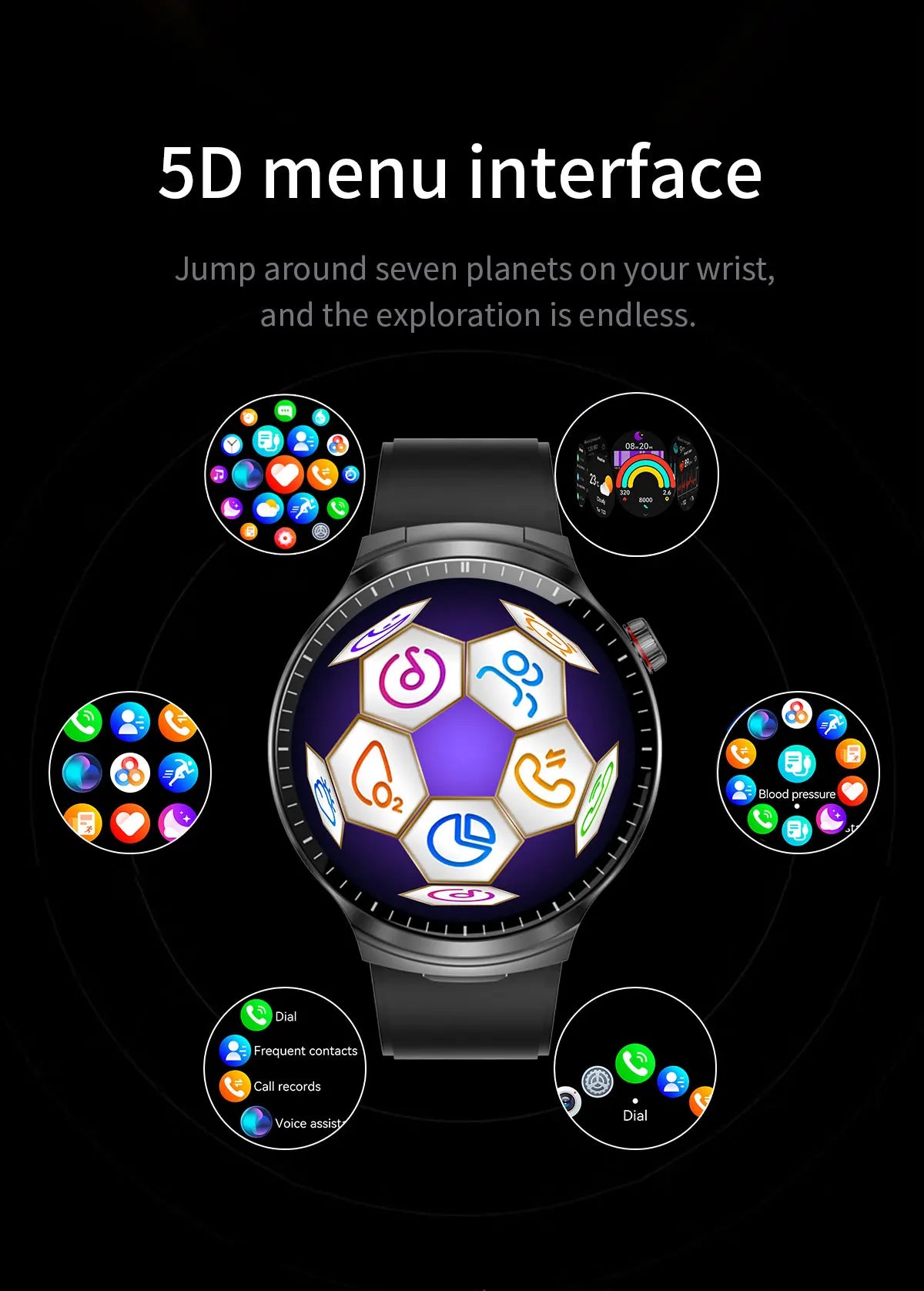 Smartwatch 2-en-1 + Écouteurs TWS Bluetooth – Écran HD 1.85" IP67 Étanche | 100+ Sports | Appels & Suivi Fitness