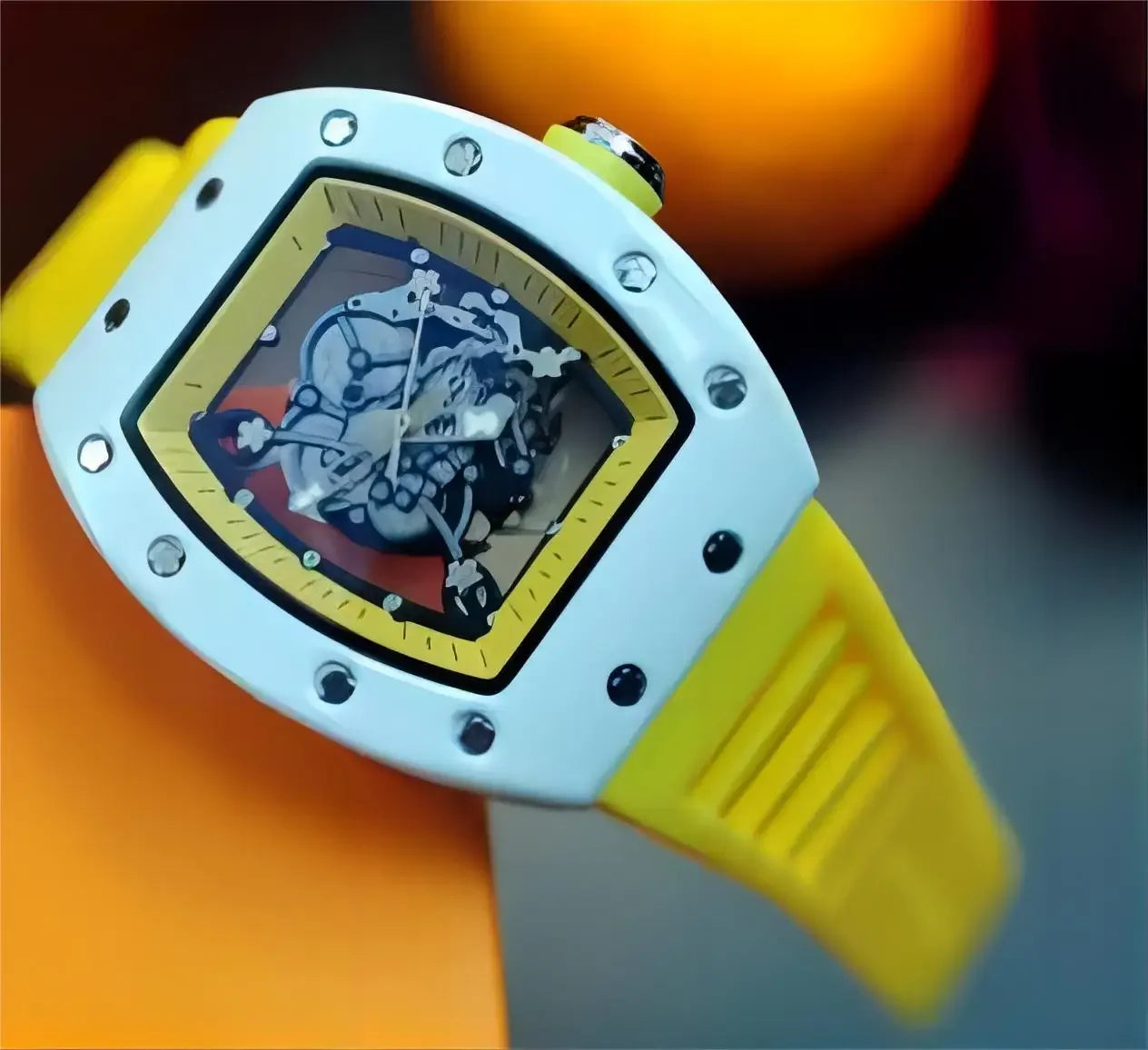 Montre Homme Luxe Mécanique Automatique Transparente – Étanche Fashion Tendance 2025