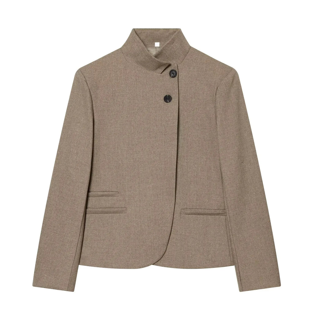 Blazer Femme Élégant Printemps 2026 – Veste Légère Style Street Voyage & Vacances | Tendance Jeune