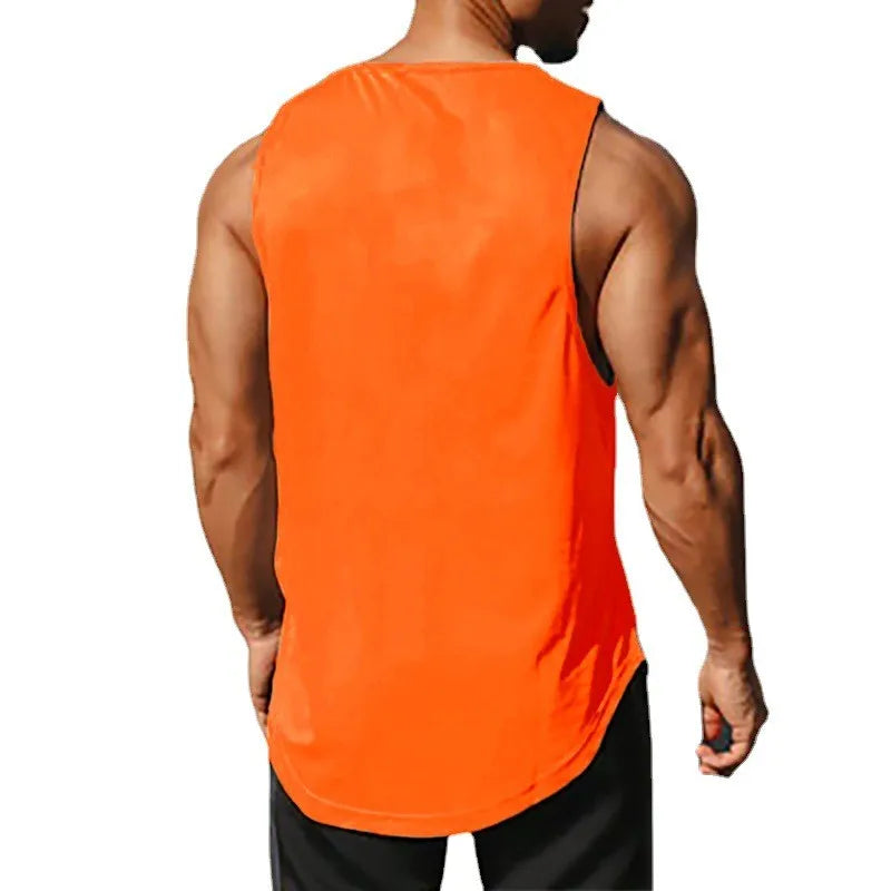 Débardeur Homme Gym Fitness Séchage Rapide – Loose Bodybuilding Sans Manches Basketball Été | Mode Homme Sport Premium