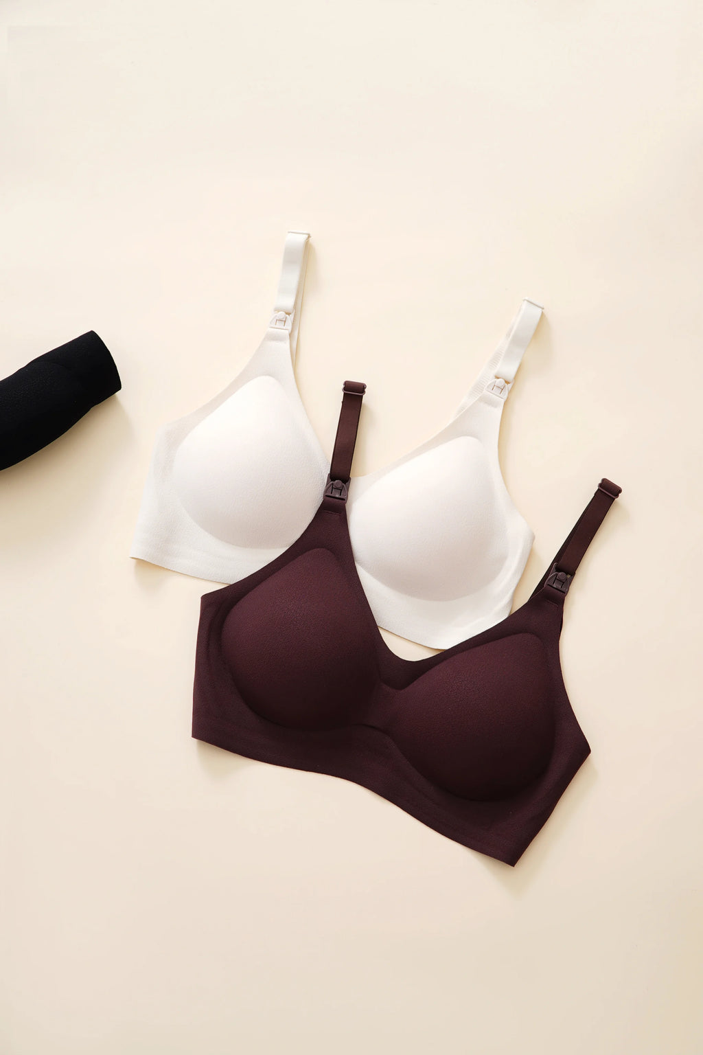 Soutien-Gorge d'Allaitement Femme Enceinte Sans Armature – Ouverture Frontale Respirant Couleur Unie