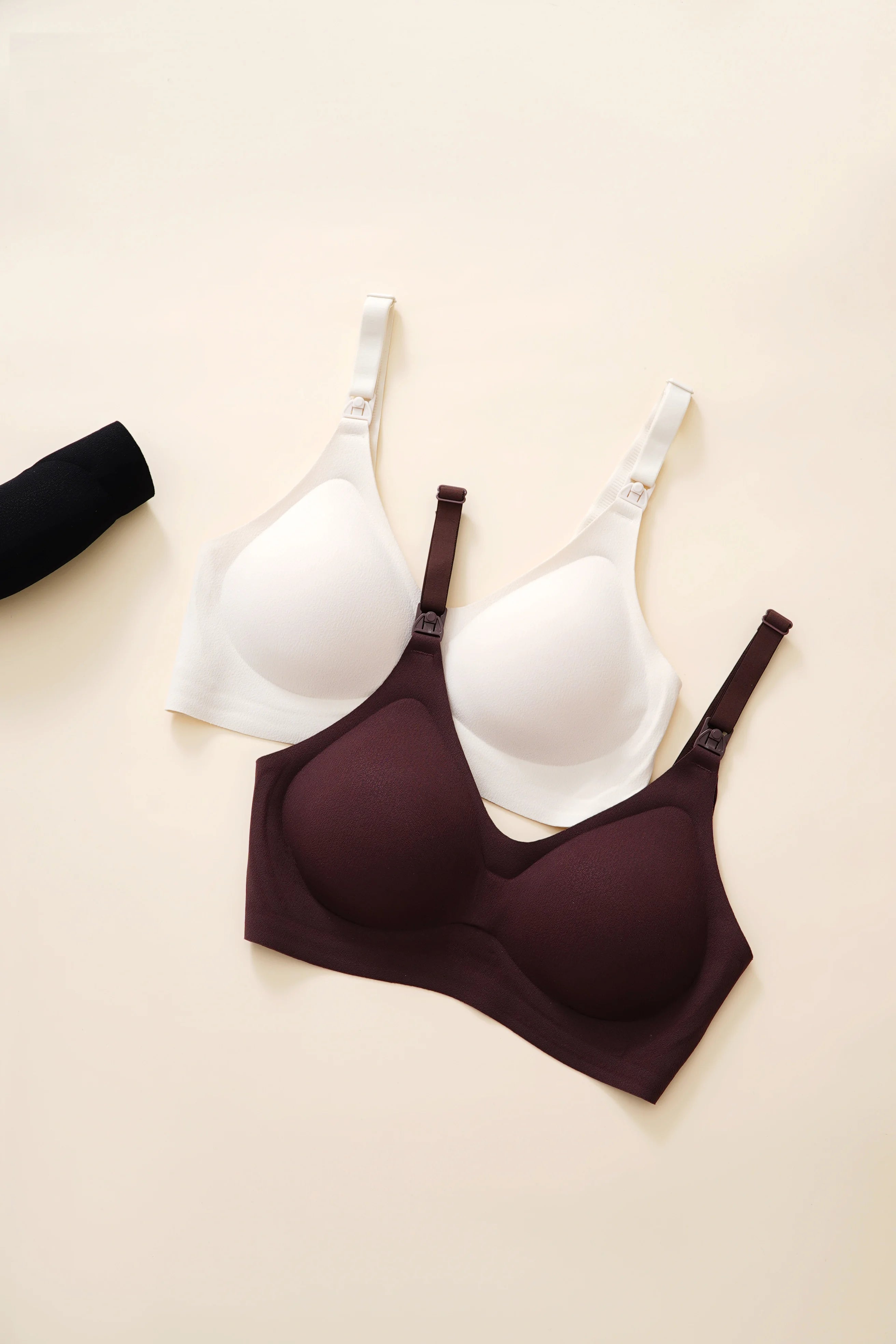 Soutien-Gorge d'Allaitement Femme Enceinte Sans Armature – Ouverture Frontale Respirant Couleur Unie