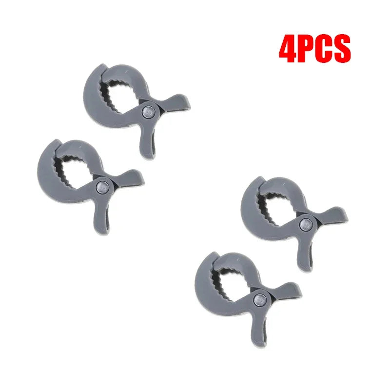 Kinderwagen Clips Zange – 2er/4er Set Multifunktionshaken Autositz Kinderwagen