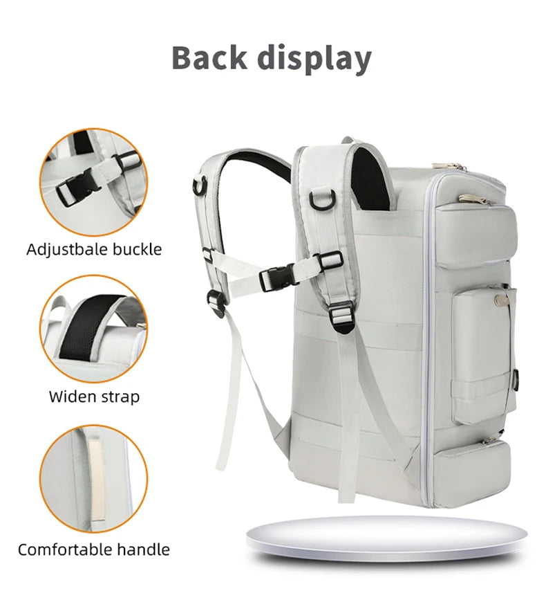 Sac de Sport Grande Capacité - Compartiments Sec/Humide