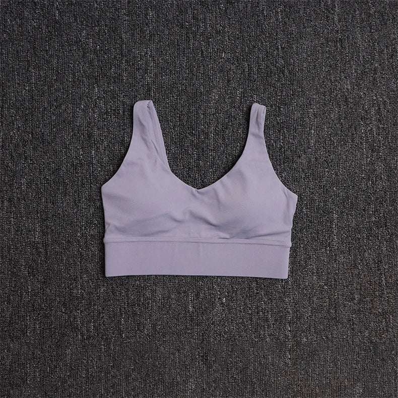Brassière Sport Femme Dos Nu Sexy – Anti-Choc, Sans Manches | Yoga, Running & Gym | Top Fitness Gainant & Respirant