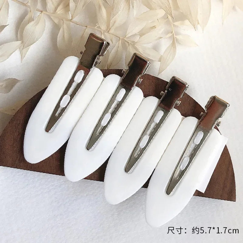 Pinces Cheveux Sans Pli Lot 4 Pcs – Barrettes No Crease Curl Clip | Coiffure Frange & Styling