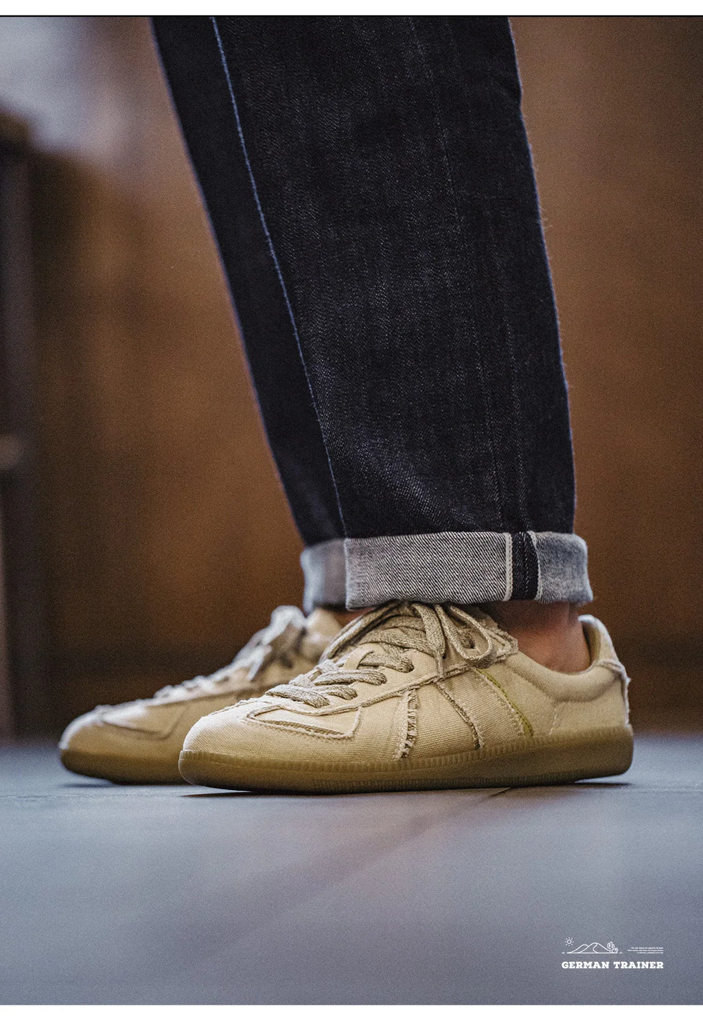 Maden Desert Dune Canvas Rétro Homme – Chaussures Sport Légères Semelle Douce Printemps Été