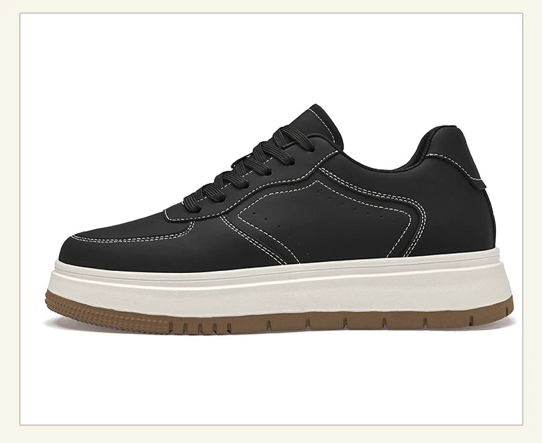 Chaussures Rehaussantes Homme 10/8/6CM Invisibles – Sport Blanches Grande Taille 37-44