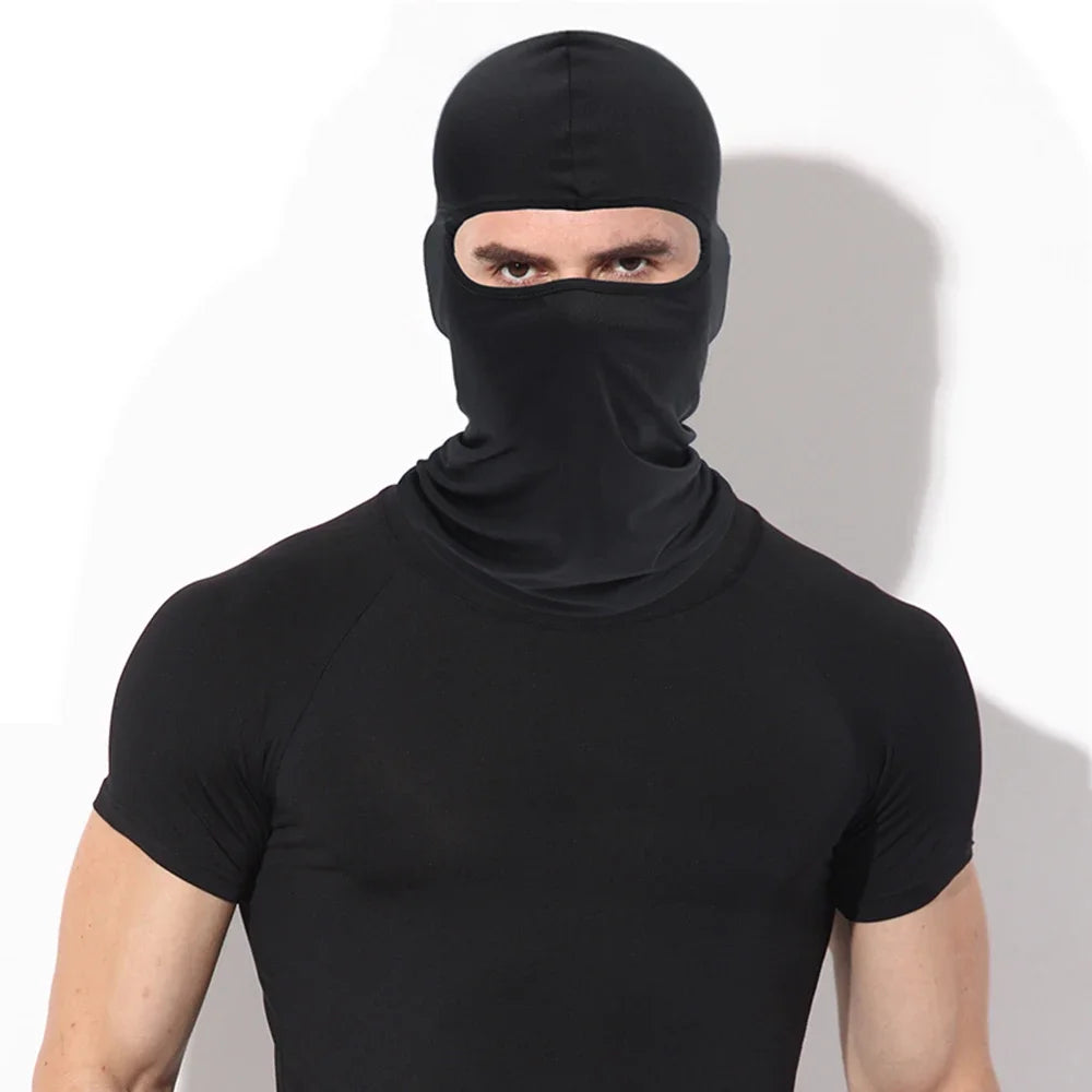 Cagoule Anti-UV Visage Complet - Moto, Vélo, Randonnée & Ski