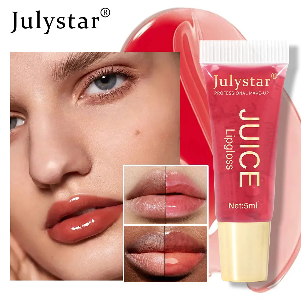 Gloss Lip Oil Nude Brun Repulpant – Hydratant Fruit Transparent | Lèvres Douces & Brillantes